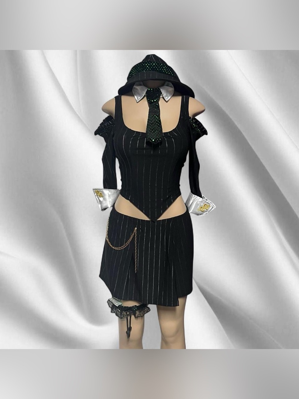 Y2K Secret Wishes Mob Wife Costume